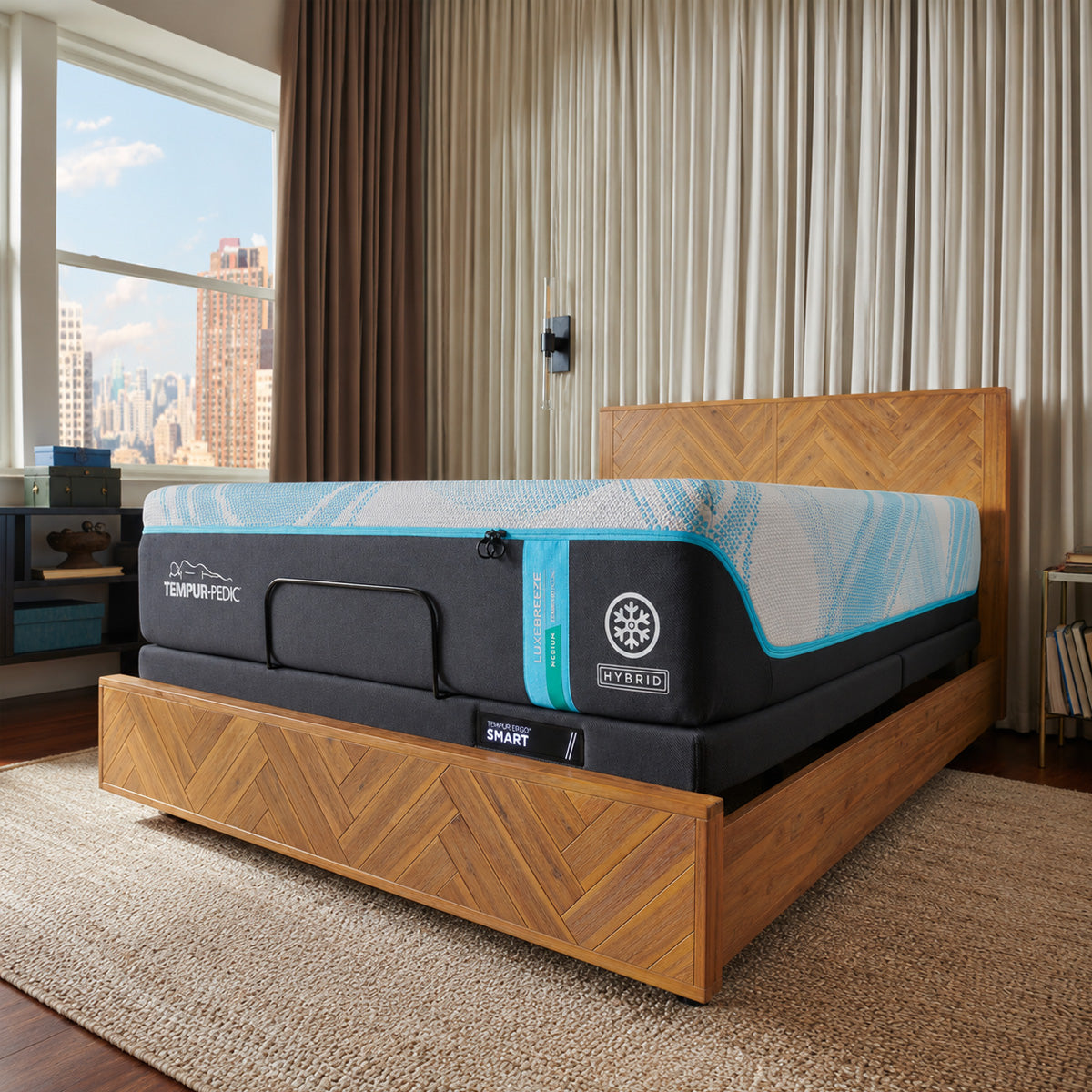 Tempur-Pedic TEMPUR-LuxeBreeze® Medium Hybrid 13" Mattress